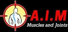 A.I.M Muscles and Joints Logo Chiropractic Physiotherapy Massage